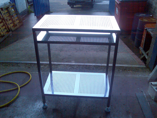 Clean Room Perforated Stainless Steel Table