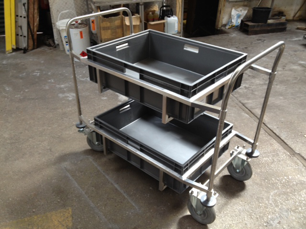 Clean Room Container Trolley