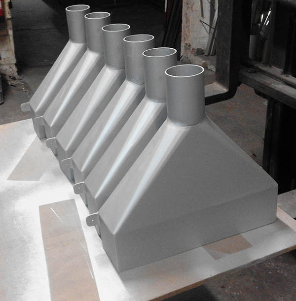 Square to Round Extraction Hoods