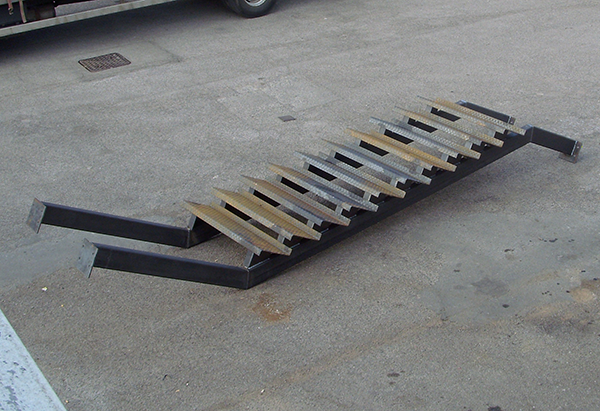 Structural Stair Stringer with Open Treads